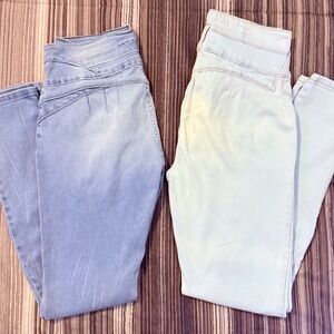 Skinny jeans Bundle of 2 Pre-owned. Seven& eleven T9/32.     Boy London size 11.